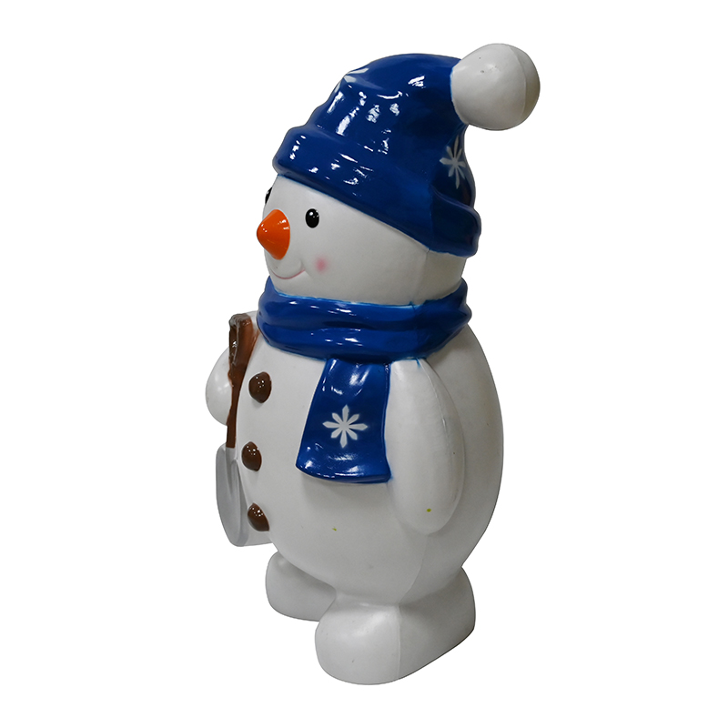 Boneco de neve moldado por sopro