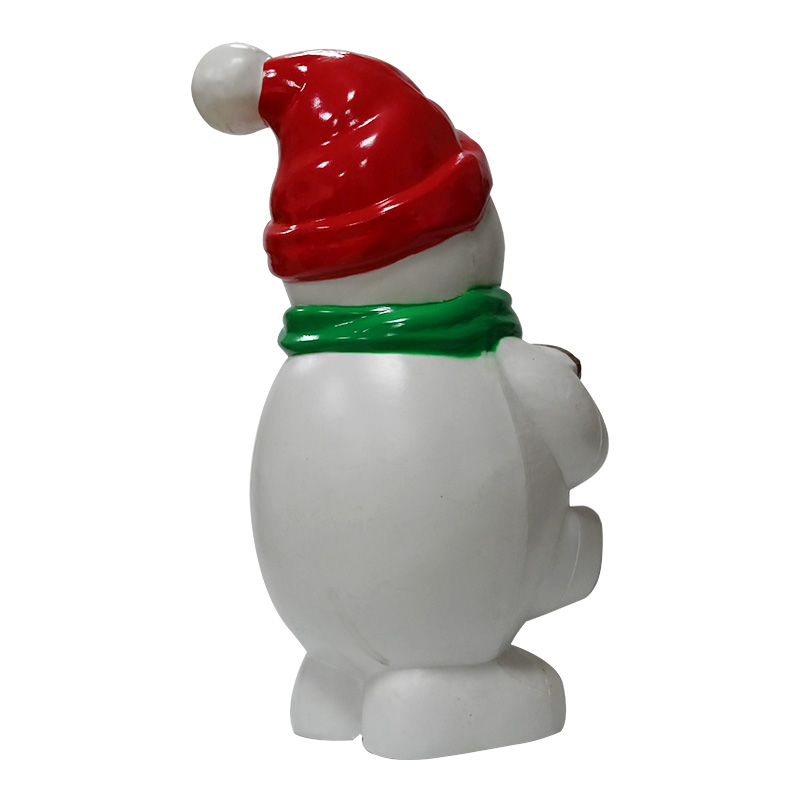 Boneco de neve de Natal de moldagem por sopro