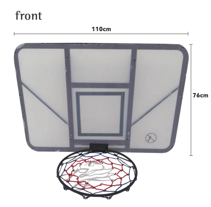 Encosto personalizado OEM do basquetebol para suportes fixados na parede do basquetebol do desportista em estoque